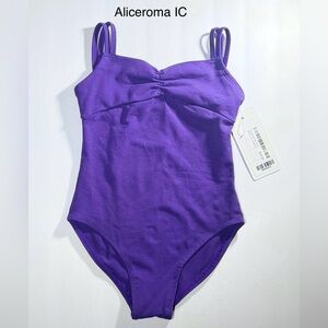 Girls Purple Leotard by Aliceroma